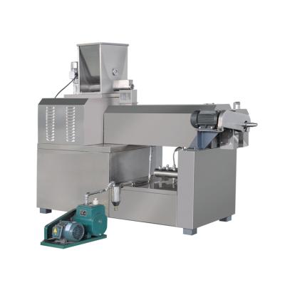 It uses single screw extruder to produce high quality gluten free pasta macaroni food.