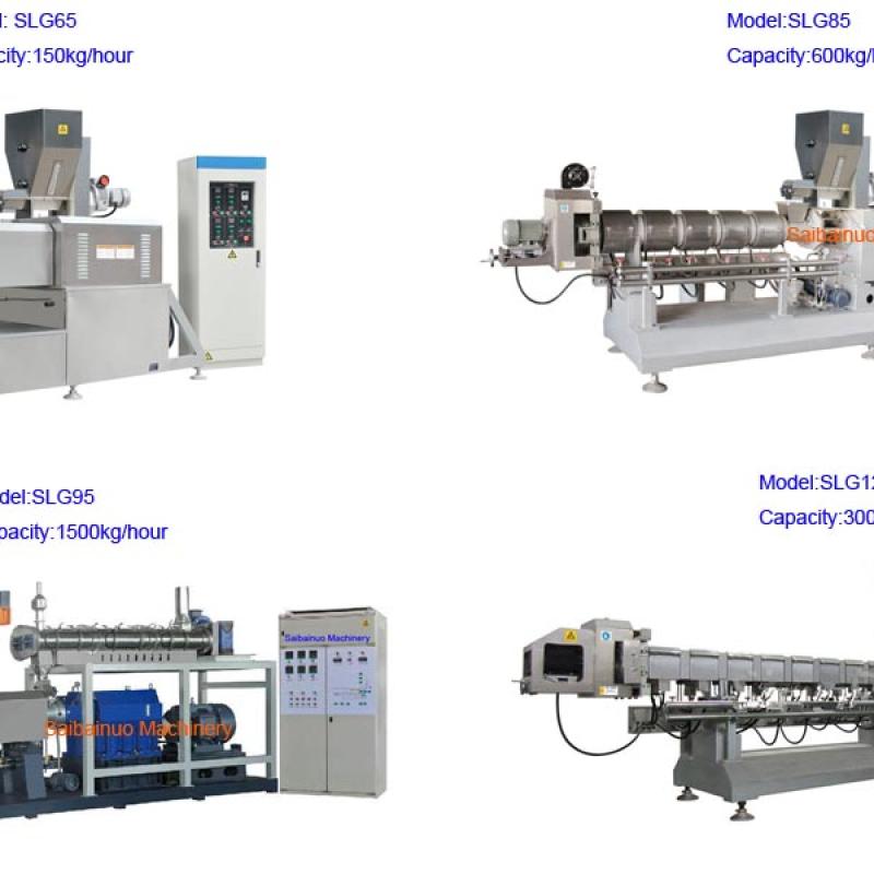 Here are some pictures of Soy tissue protein Extruder.